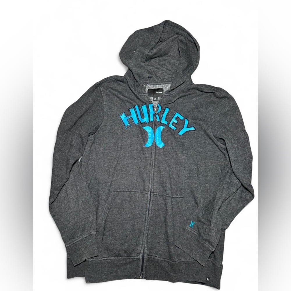 Hurley Dark Gray Zip-Up Hoodie